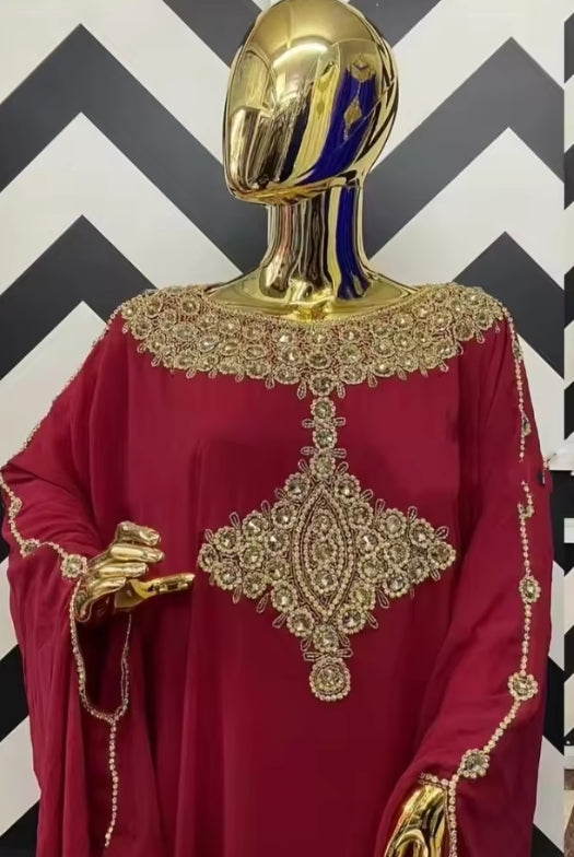 Abayas musulmanes à manches chauve-souris pour femmes, robe pull, robes Maxi Bazin, caftan à motif imprimé, ceintures, Dashiki européen, Dubaï