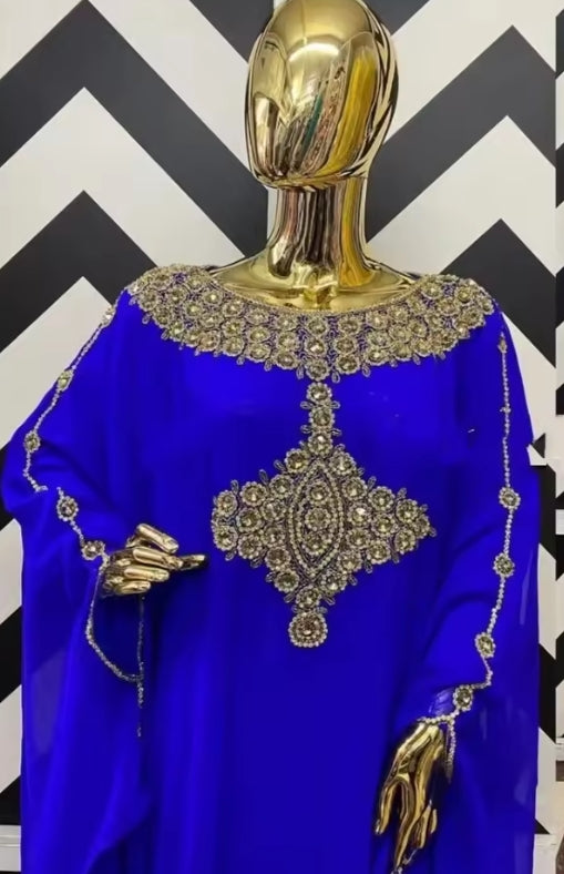 Abayas musulmanes à manches chauve-souris pour femmes, robe pull, robes Maxi Bazin, caftan à motif imprimé, ceintures, Dashiki européen, Dubaï