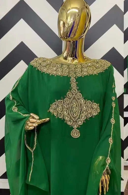 Abayas musulmanes à manches chauve-souris pour femmes, robe pull, robes Maxi Bazin, caftan à motif imprimé, ceintures, Dashiki européen, Dubaï