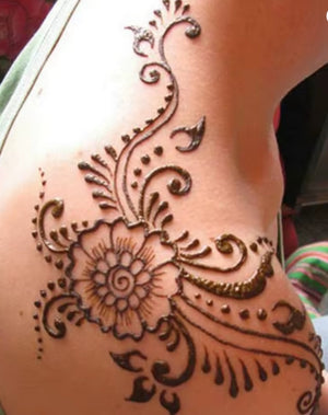 Pâte de tatouage flash temporaire naturel, henné noir, arts de la peinture Linge, cônes de poulet, crème de tatouage sexy, mode de mariage indien