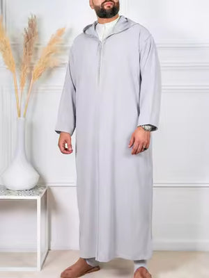 Djellaba Marocaine Homme Noire - Broderies Dorées (Copie)