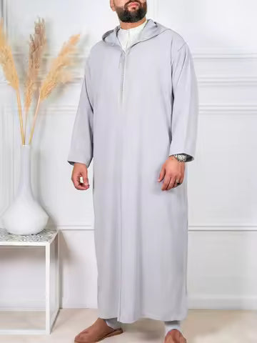 Djellaba Marocaine Homme Noire - Broderies Dorées (Copie)