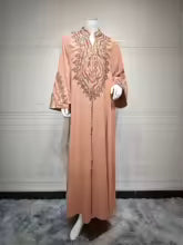 Robe de soirée musulmane brodée pour femmes, Abaya Khimar Jilbab Kebaya, Kaftan, Hijab, dubaï, Kimono, vêtements islamiques