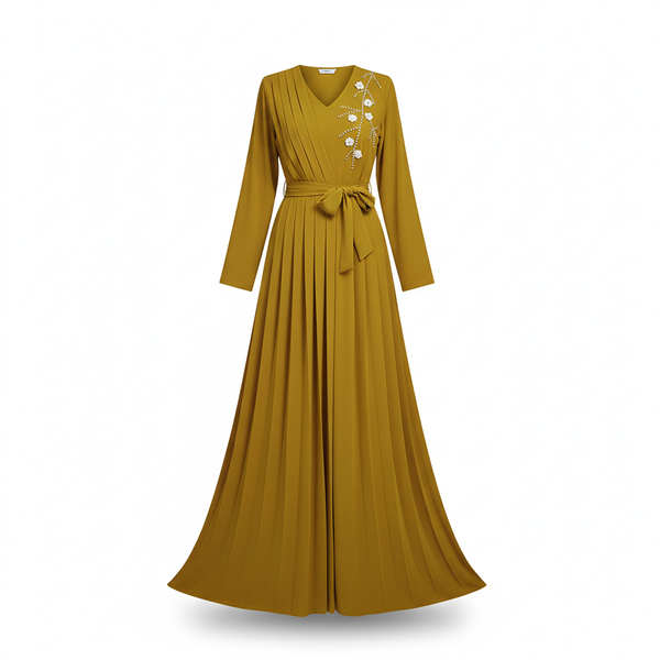 Abaya Maxi Robe Perlée