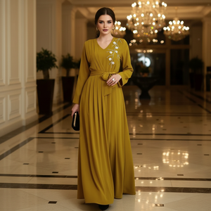 Abaya Maxi Robe Perlée