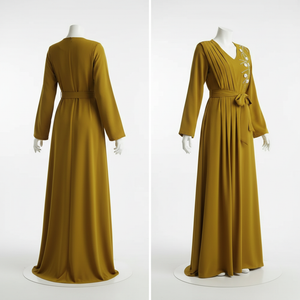 Abaya Maxi Robe Perlée