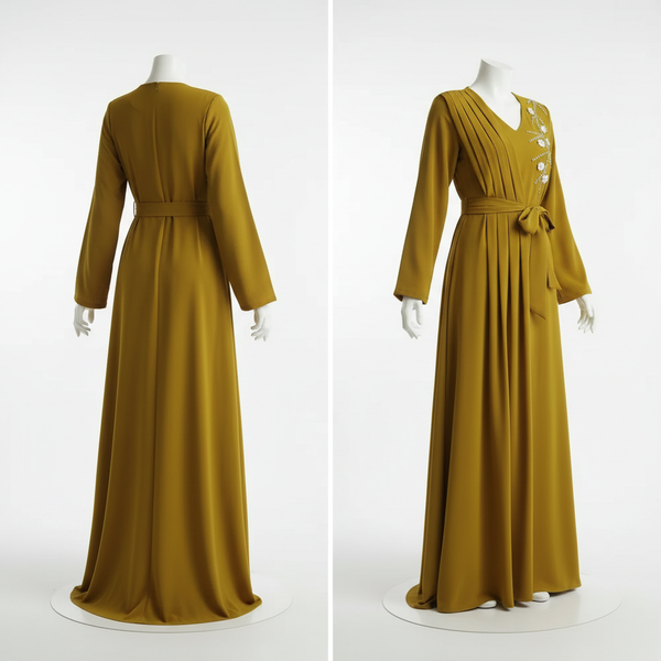Abaya Maxi Robe Perlée